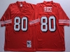 San Francisco 49ers #80 Jerry Rice 1994 Throwback Red Jersey