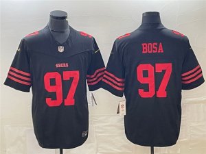 San Francisco 49ers #97 Nick Bosa Black Vapor F.U.S.E. Limited Jersey