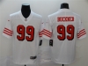 San Francisco 49ers #99 DeForest Buckner White Color Rush Limited Jersey