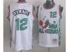 1996 NBA All-Star Game Western Conference #12 John Stockton White Hardwood Classic Jersey