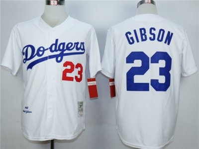Los Angeles Dodgers #23 Kirk Gibson 1988 Throwback White Jersey