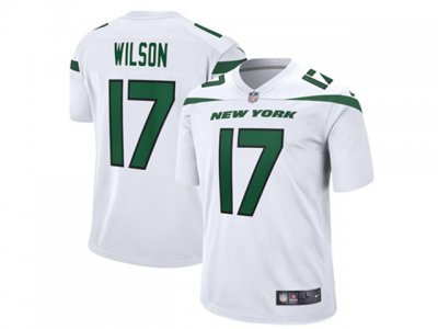 New York Jets #17 Garrett Wilson White Vapor Limited Jersey
