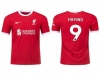 Club Liverpool #9 ROBERTO FIRMINO Home Red 2023/2024 Soccer Jersey