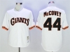 San Francisco Giants #44 Willie McCovey Throwback White Jersey