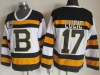 Boston Bruins #17 Milan Lucic 1992 Vintage CCM 75th White Jersey