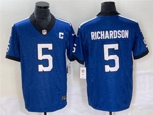 Indianapolis Colts #5 Anthony Richardson Indiana Nights Blue Vapor F.U.S.E. Limited Jersey