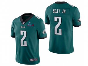 Philadelphia Eagles #2 Darius Slay Jr Green Super Bowl LVII Limited Jersey