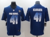 NFC New Orleans Saints #41 Alvin Kamara Blue 2019 Pro Bowl Game Jersey