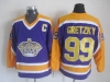 Los Angeles Kings #99 Wayne Gretzky 1980's Vintage CCM Purple Jersey
