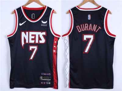Brooklyn Nets #7 Kevin Durant 2021-22 Black City Edition Swingman Jersey