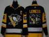 Pittsburgh Penguins #66 Mario Lemieux Black 2020 Team Logo Printing Jersey