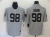 Las Vegas Raiders #98 Maxx Crosby Gray Inverted Limited Jersey