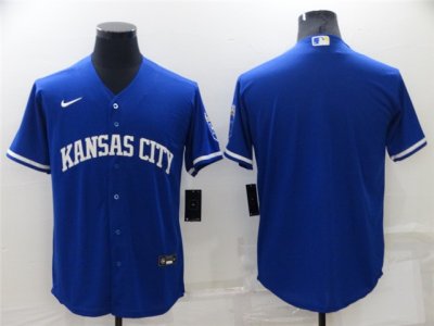 Kansas City Royals Blank 2022 Royal Blue Cool Base Jersey