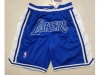 Los Angeles Lakers Just Don Lakers Blue Basketball Shorts