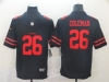 San Francisco 49ers #26 Tevin Coleman Black Vapor Limited Jersey