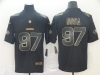 San Francisco 49ers #97 Nick Bosa Black Gold Vapor Limited Jersey