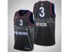 Philadelphia 76ers #3 Allen Iverson 2020-21 Black City Edition Swingman Jersey