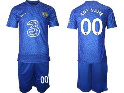 Club Chelsea Custom #00 Home Blue 2021/2022 Soccer Jersey