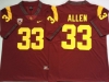 NCAA USC Trojans #33 Marcus Allen Red College Football Jersey