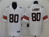 Cleveland Browns #80 Jarvis Landry White Vapor Limited Jersey