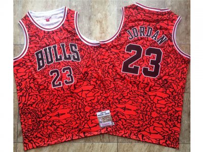 Chicago Bulls #23 Michael Jordan 1996-97 Red Fashion Hardwood Classics Jersey