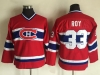 Youth Montreal Canadiens #33 Patrick Roy CCM Vintage Red Jersey