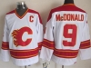 Calgary Flames #9 Lanny McDonald 1989 CCM Vintage White Jersey