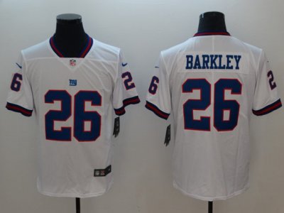 New York Giants #26 Saquon Barkley White Color Rush Limited Jersey
