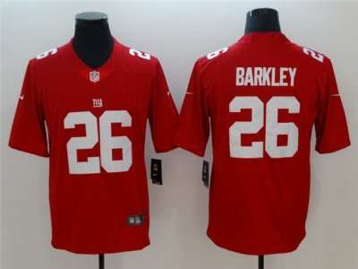 New York Giants #26 Saquon Barkley Red Inverted Limited Jersey
