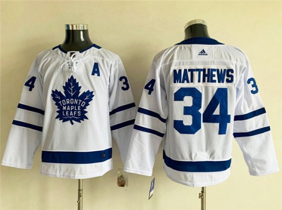 Youth Toronto Maple Leafs #34 Auston Matthews White Jersey