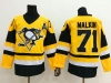 Pittsburgh Penguins #71 Evgeni Malkin 1980's Vintage CCM Gold Jersey