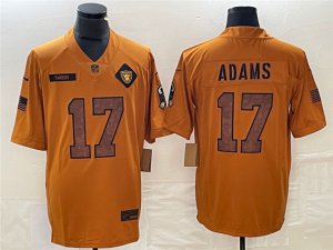 Las Vegas Raiders #17 Davante Adams 2023 Brown Salute To Service Limited Jersey