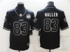 Las Vegas Raiders #83 Darren Waller 60th Anniversary Black Shadow Limited Jersey