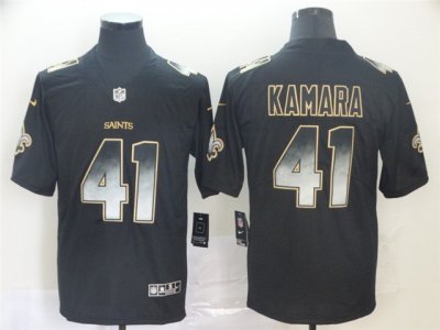 New Orleans Saints #41 Alvin Kamara Black Arch Smoke Limited Jersey