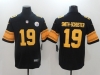 Pittsburgh Steelers #19 JuJu Smith-Schuster Black Color Rush Limited Jersey