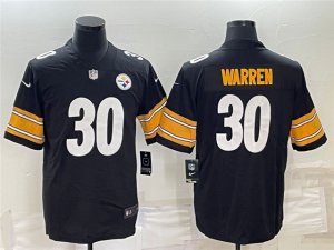 Pittsburgh Steelers #30 Jaylen Warren Black Vapor Limited Jersey