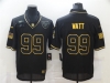 Houston Texans #99 J.J. Watt 2020 Black Gold Salute To Service Limited Jersey