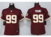 Women's Washington Football Team #99 Chase Young Burgundy Vapor Limited Jersey