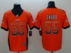 Denver Broncos #55 Bradley Chubb Orange Drift Fashion Limited Jersey