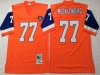 Denver Broncos #77 Karl Mecklenburg 1994 Throwback Orange Jersey