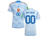 National Spain #00 Away Blue 2022/23 Soccer Custom Jersey