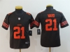 Youth Cleveland Browns #21 Denzel Ward Brown Color Rush Limited Jersey