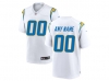 Los Angeles Chargers #00 White Vapor Limited Custom Jersey