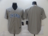 Chicago Cubs Blank Gray Cool Base Team Jersey