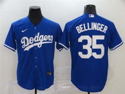 Los Angeles Dodgers #35 Cody Bellinger Royal Blue 2020 Cool Base Jersey