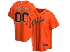San Francisco Giants Custom #00 Orange Cool Base Jersey