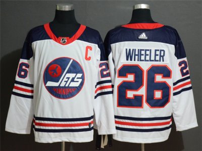 Winnipeg Jets #26 Blake Wheeler White Heritage Jersey