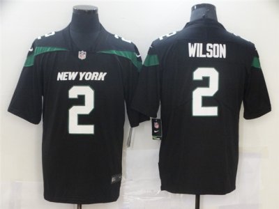 New York Jets #2 Zach Wilson Black Vapor Limited Jersey