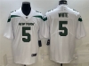 New York Jets #5 Mike White White Vapor Limited Jersey