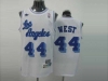Los Angeles Lakers #44 Jerry West White Hardwood Classic Jersey